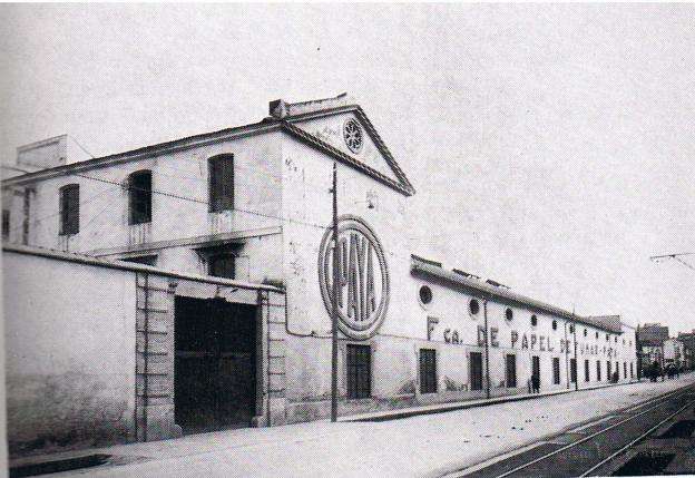 La fábrica de Mislata recién inaugurada en 1950.