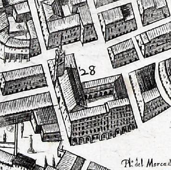 El desaparecido Convento de la Merced en el Plano del Pare Tosca.