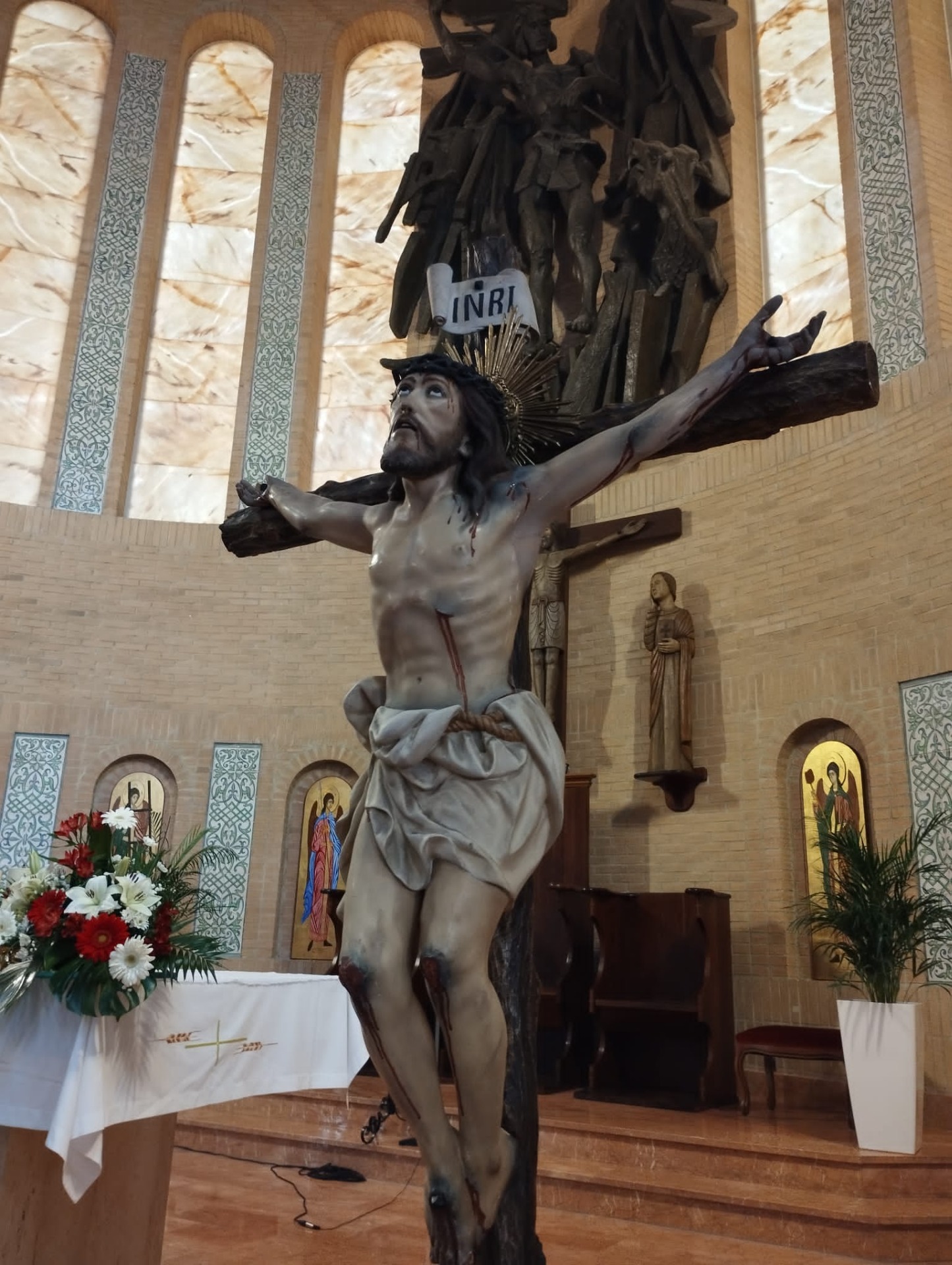 Cristo de la Providencia o de La Creu en la Iglesia Parroquial de San Miguel de Soternes. / Fotografía de: Álvaro Galán.
