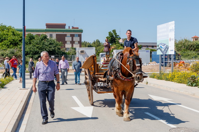 Traslado del santo hasta el Pou del Quint. / Fotografía de: Ajuntament de Mislata.