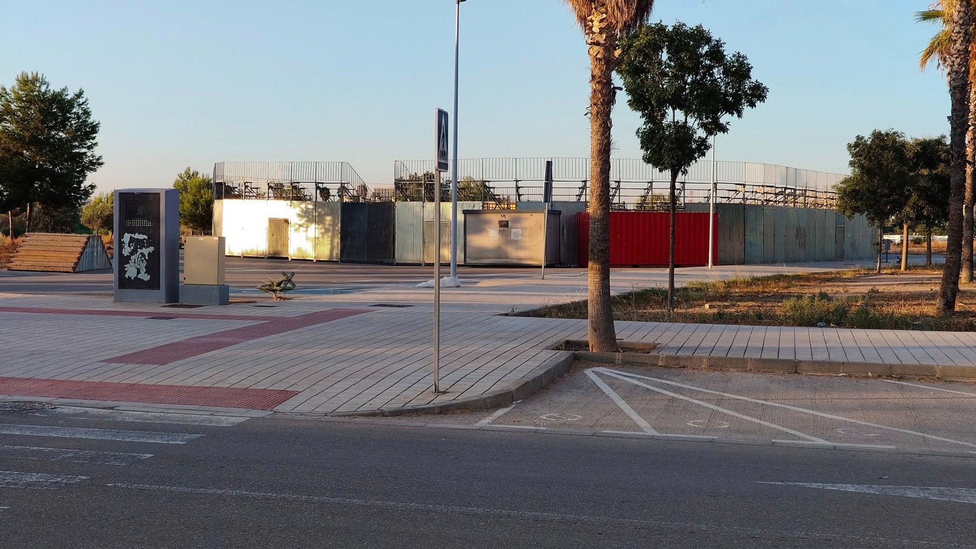Plaza de toros en el recinto ferial de Mislata.