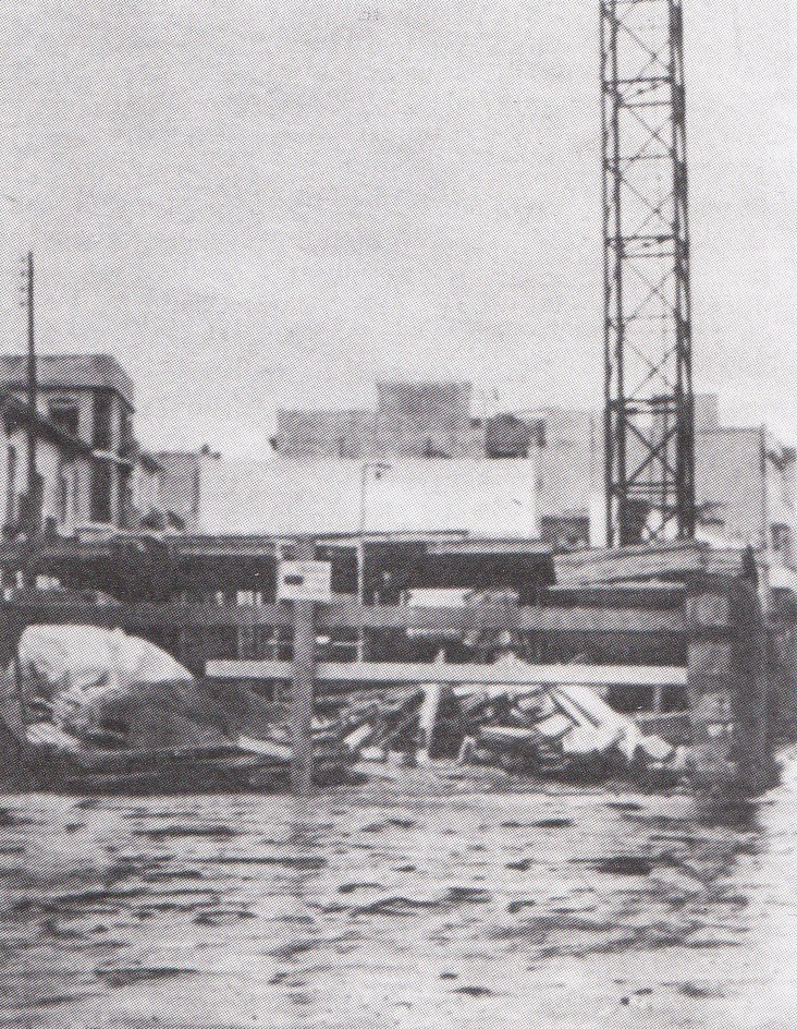 El solar de la Casa Gran tras su derribo en 1975.