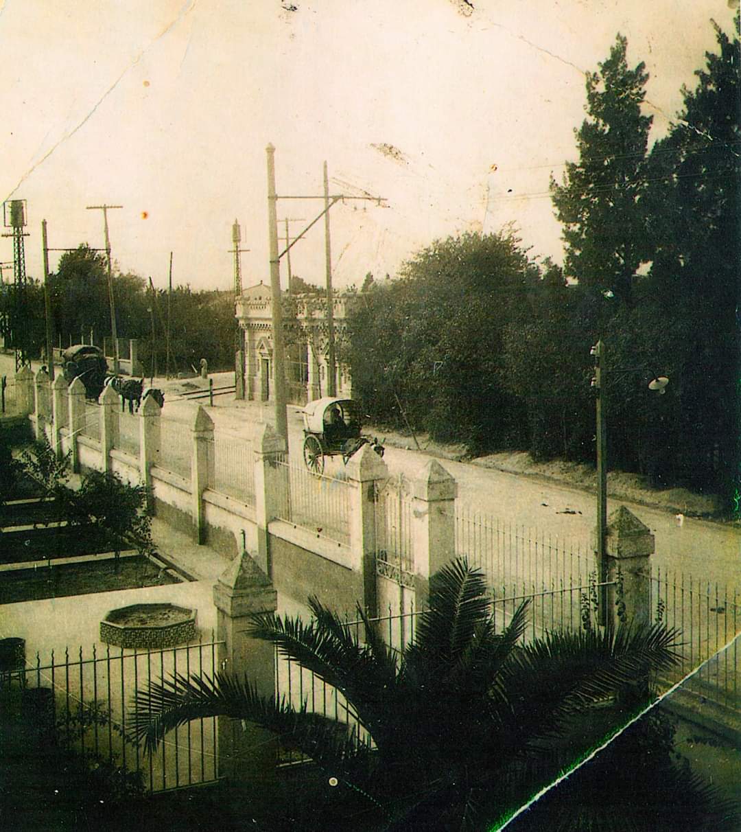 Carretera de Torrent a finales del siglo XIX desde el desaparecido chalet Villa Carmen.