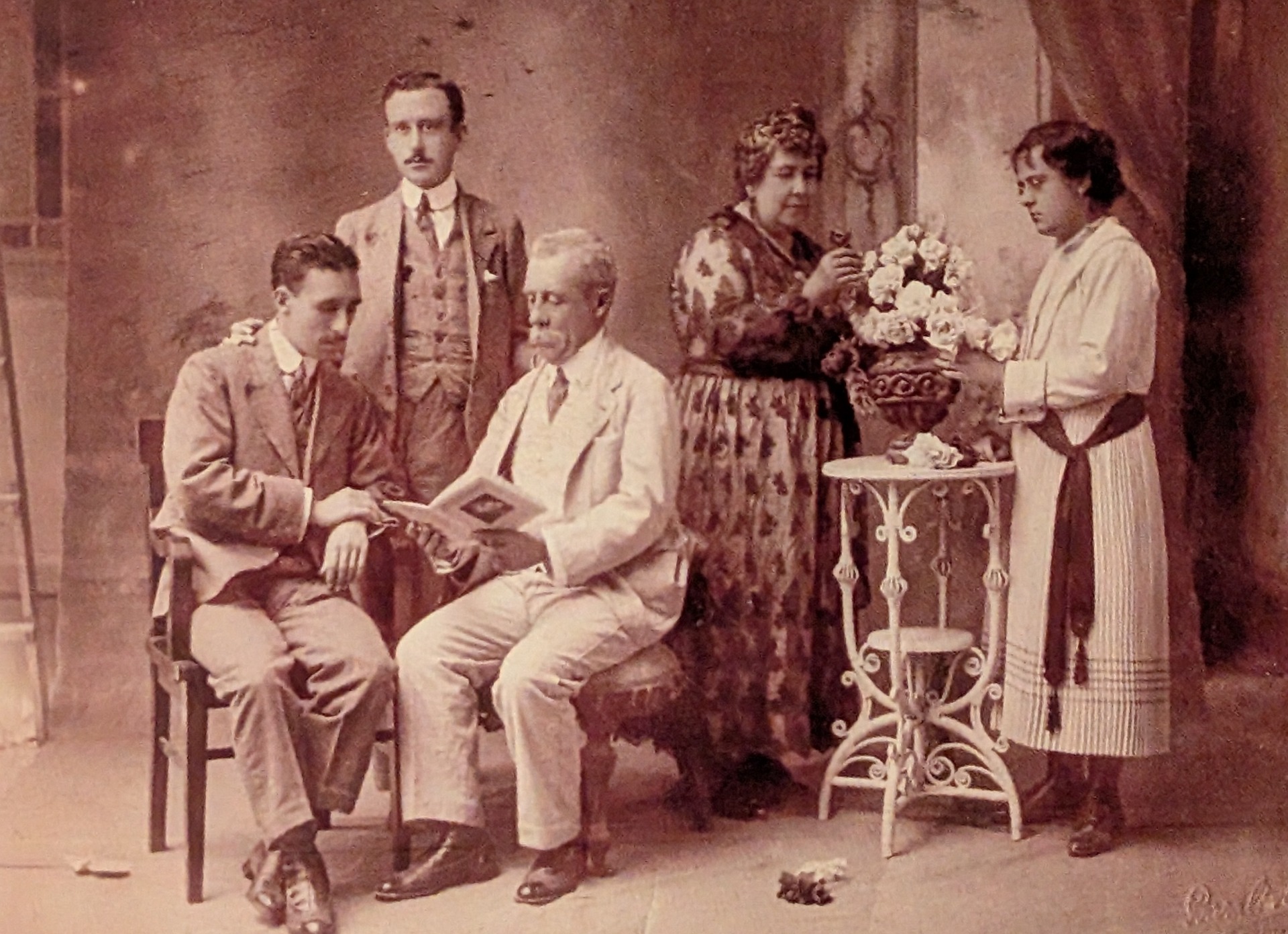 Familia Llano Sanojo.