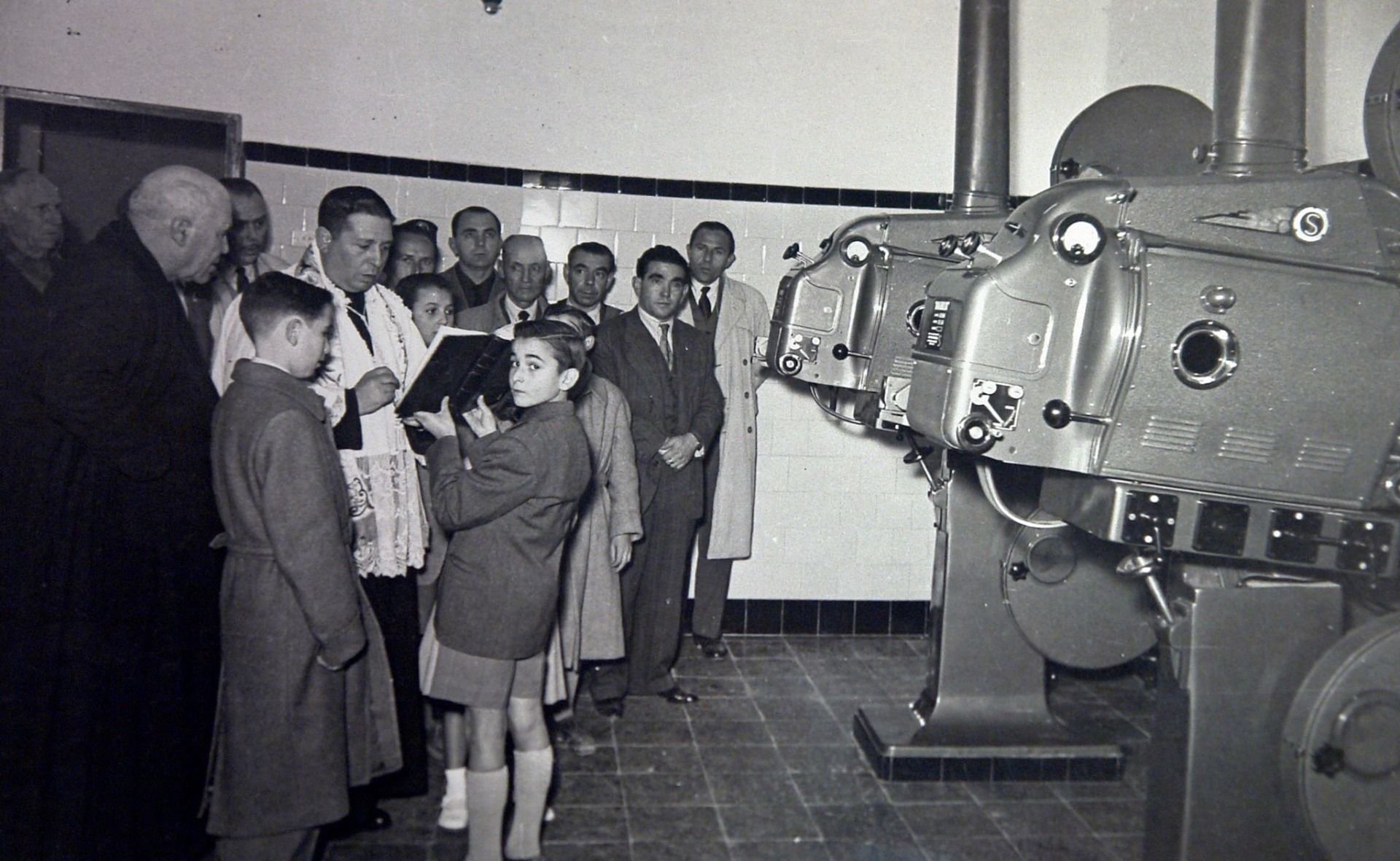 Bendición de los proyectores.